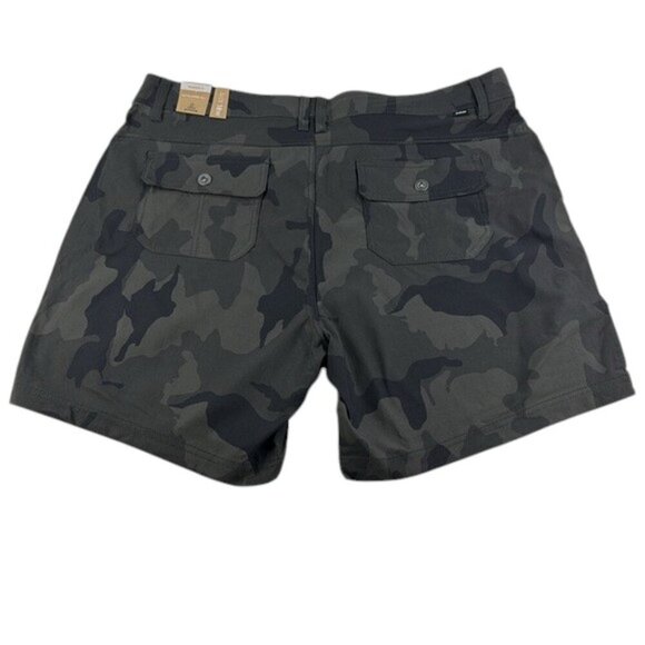 Prana Short Halle Plus II Charcoal Camo Women's Size 18W - Picture 2 of 9